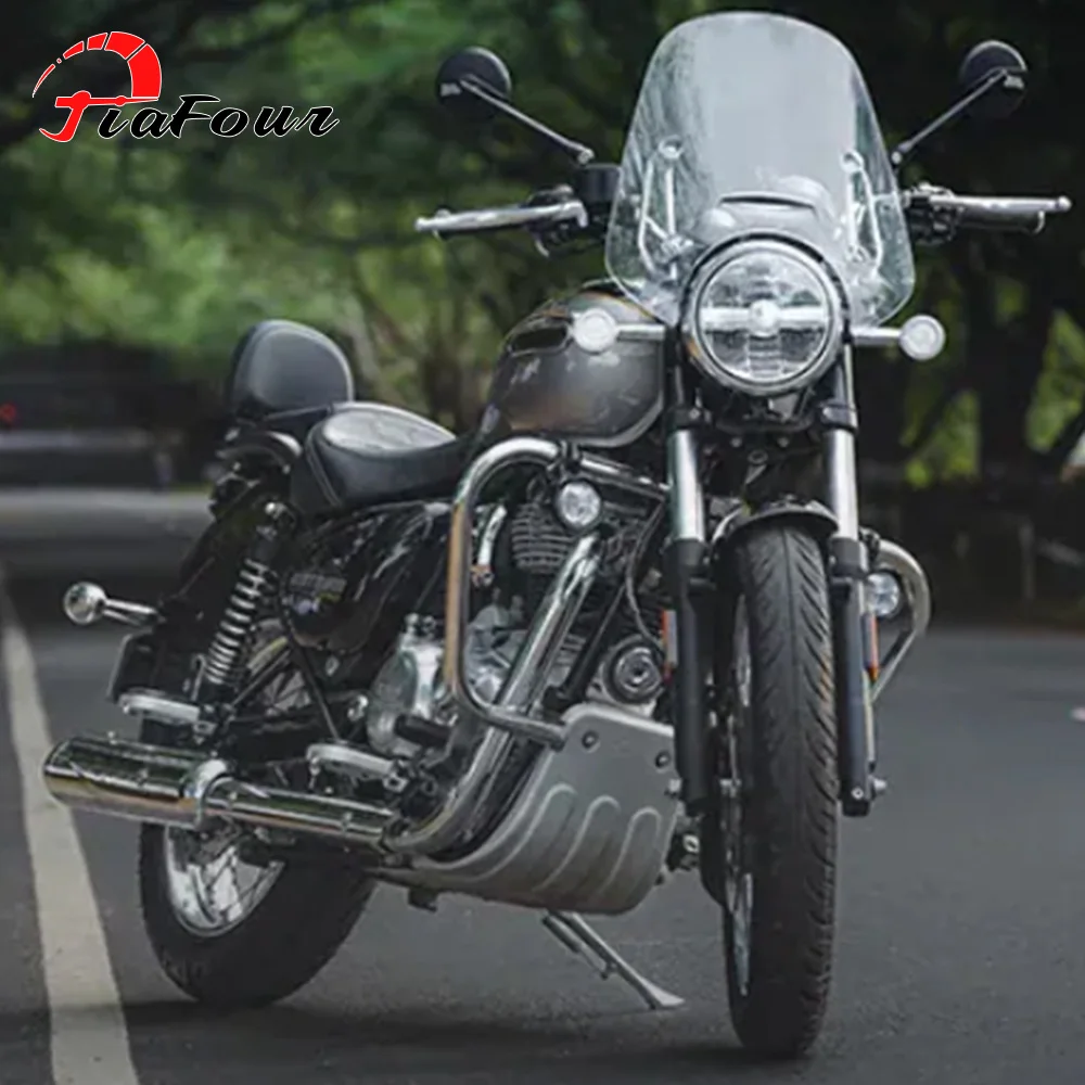 

Motorcycle For Meteor 350 21-24 Classic 350 22-24 All New Bullet 350 Front Lower Crash Bar Engine Guard Protection Bumper