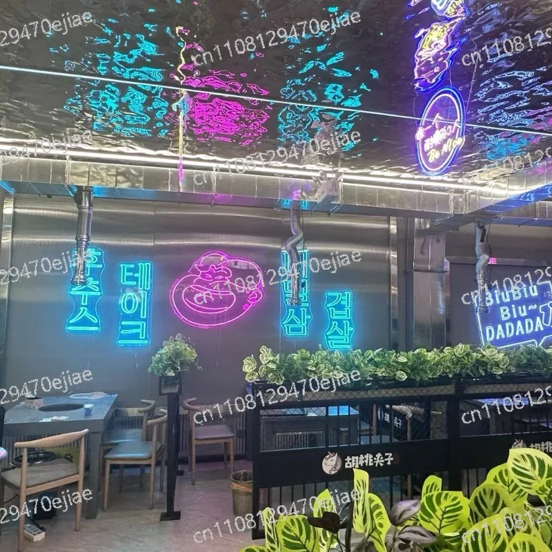 Water Ripple Stainless Steel Plate 8k Mirror KTV Hotel Decoration Metal Embossed Ceiling Wave Concave