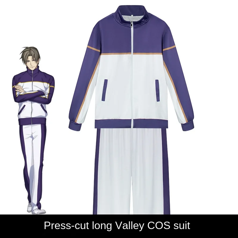 Jeu Touken Ranbu ONLINE Heshikirihasebe Cosplay Costume, Perruque Blanche Sportedly, Ensemble Complet Adulte Homme et Femme, 03 Uniforme de Loisirs