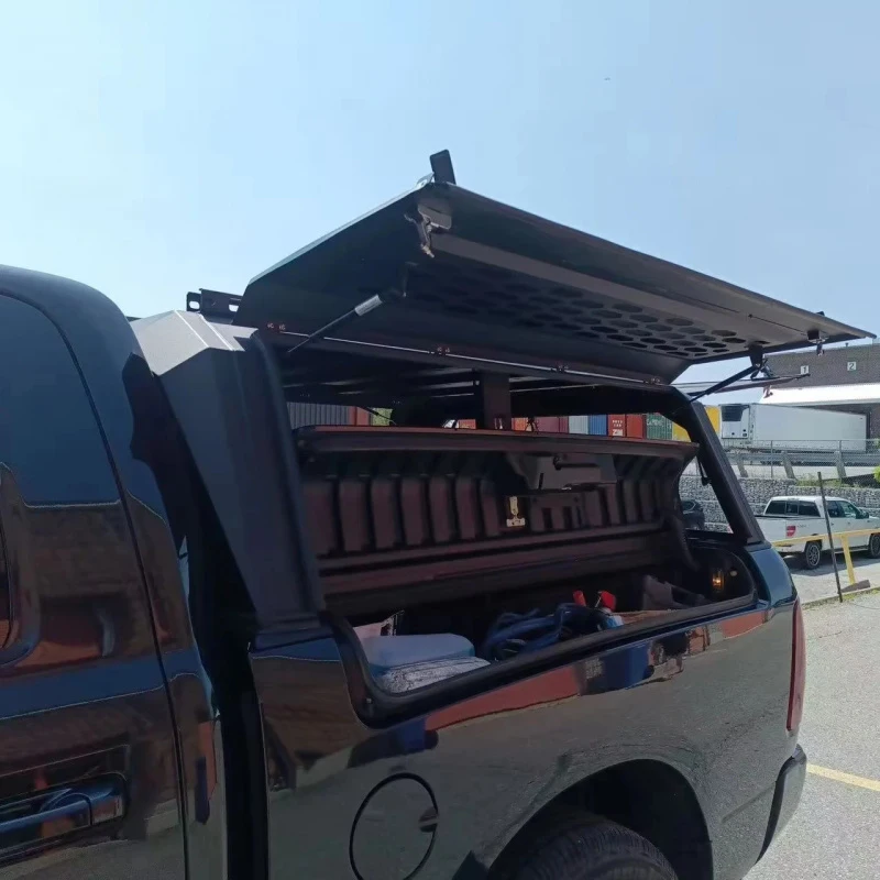 

Hot selling Tailored Size Steel Canopy for Top Camper Pickup Truck Exterior Accessory