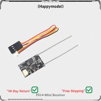 Fli14+ 14CH Mini Receiver Compatible with Flysky AFHDS-2A, PA OSD, RSSI Output for FS-i6, FS-i10, Turnigy I6S Transmitter