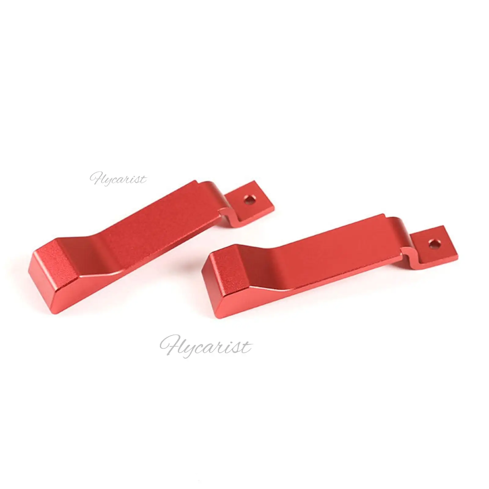 2pcs Red Side Two Door Handle For Land Rover Defender 90 2004-2918