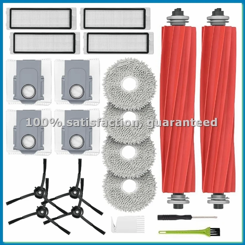 

Комплект запасных частей для Q Accessory Kit: основные щетки, салфетки для мытья полов, мешки для сбора пыли, HEPA-фильтры, боковые щетки - ABRM