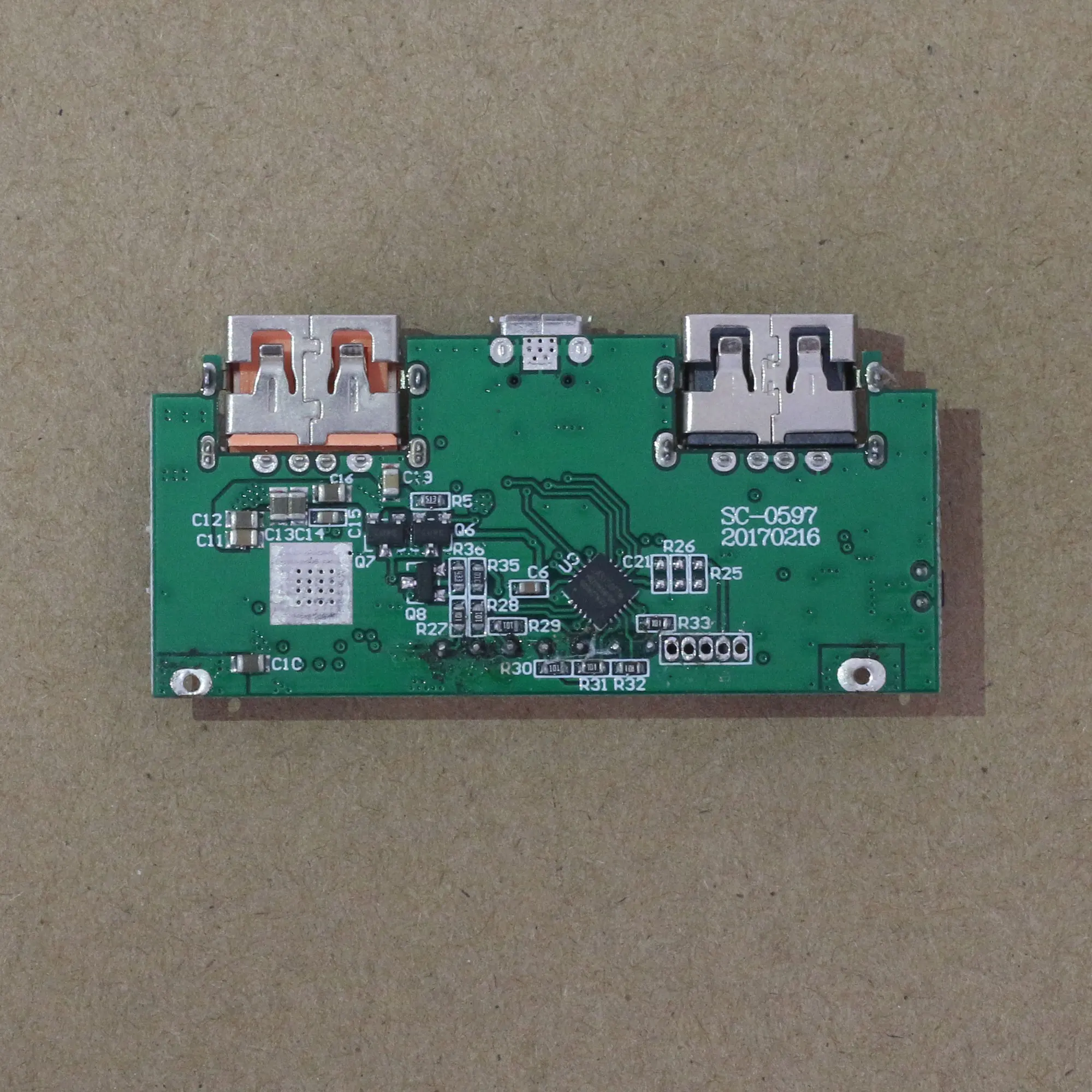 18650 Battery 3.7V Turn 5V 9V 12V Boost Module High Pass QC3.0 Bi Directional Fast Charging and Boosting Board