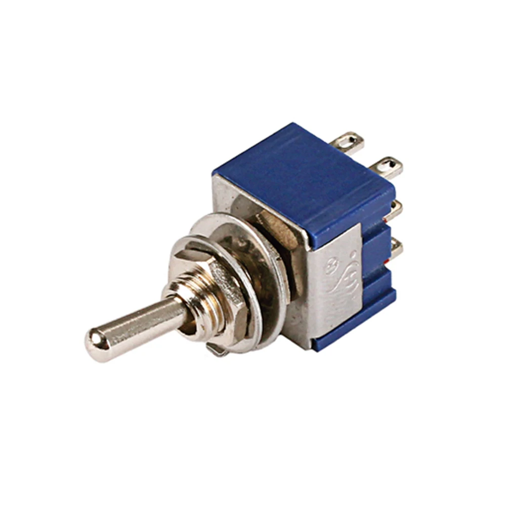 

6pcs Gn109A 6Ft On-On Spdt 2 Position Latching Toggle Switch 6A 125V Terminal Motor Light Control Pickup Selector Guitar