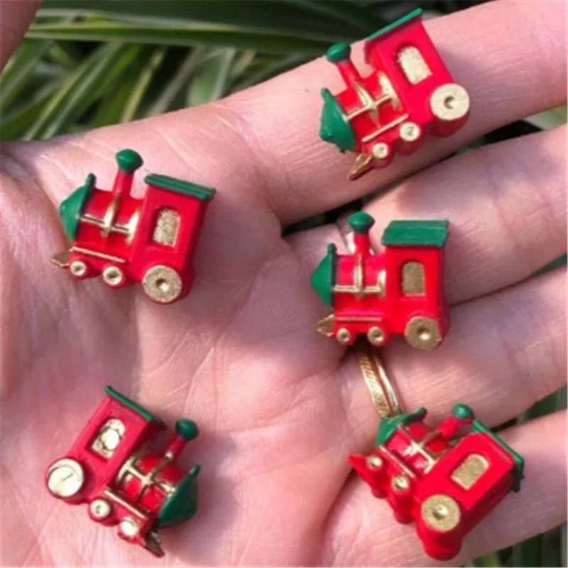 

Миниатюрная модель поезда для кукольного домика - маленький декоративный аксессуар для коллекционных домиков в масштабе 1:12