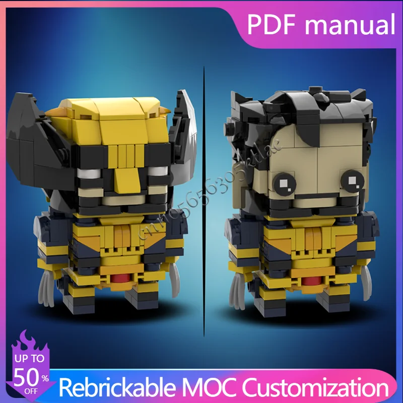 

Hot 496 Parts Werewolf Brick Modular Set Customized Building Block Model Children Assembly Display Toys Birthday Surprise Gifts