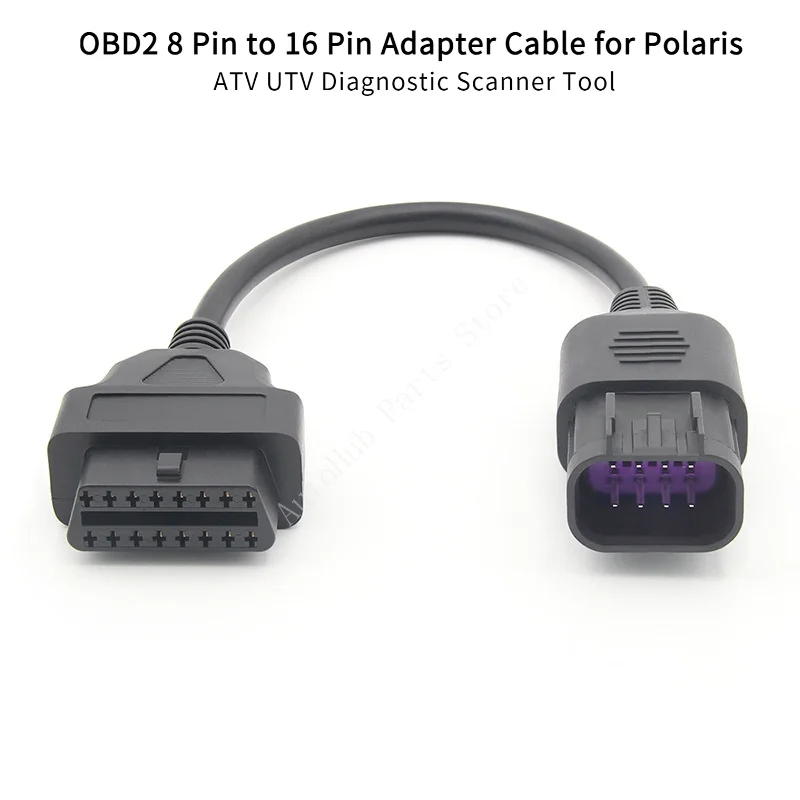

OBD2 8-контактный на 16-контактный переходной кабель для диагностического сканера Polaris ATV UTV