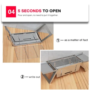 6 Büyük satış, ızgara paslanmaz çelik kömür - №4