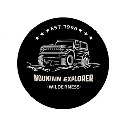 Off-road 4x4 Car Spare Tire Cover Fit For Ford Bronco Retrofit and Upgrade Special Protective Cover Accessories