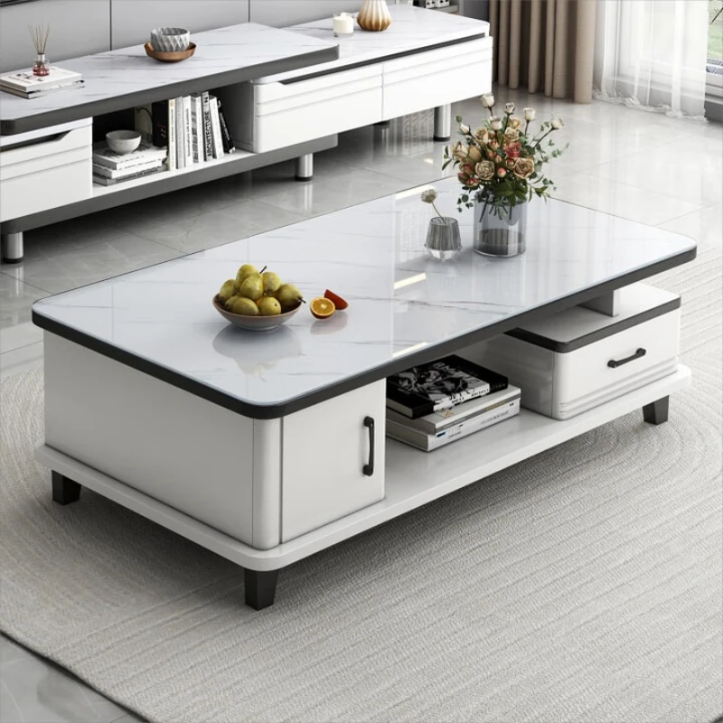 

Metal Cute Coffee Table Extendable Storage Modern Space Saving Coffee Table Unique Luxury Couch Tisch Furniture Living Room