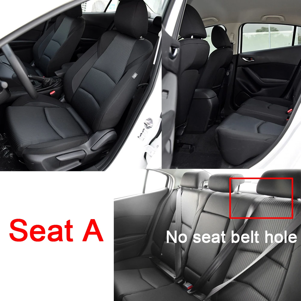 Car Special Seat Covers For Mazda 3 AXELA 2014 2015 2016 2017 2018 2019 Waterproof  leather Cushion Car Seat Protective Cover