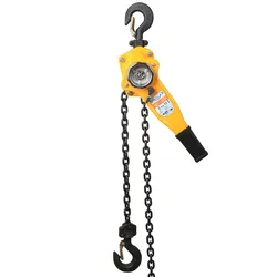 1/2/3 Ton Manual Lever Chain Hoist G80 Galvanized Carbon Steel 360° Rotation Hook for Garage Factory Dock 1.5/3/6m