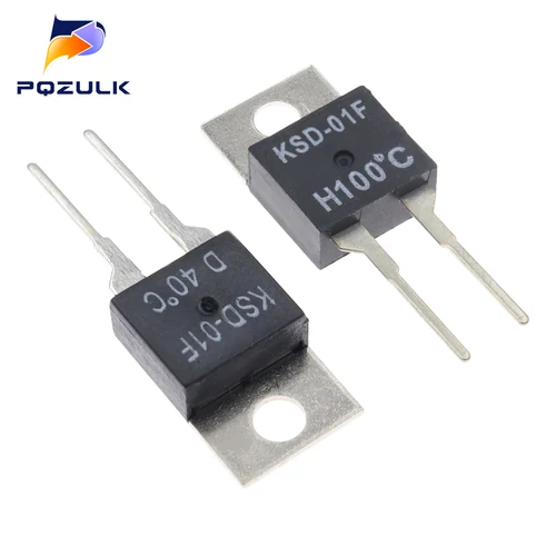 Imagen 2 del producto 5 uds KSD-01F/JUC-31F interruptor de temperatura relé Control térmico TO-220 H/D 40/45/50/55/60/65/70/75/80/85/90/95 centígrados