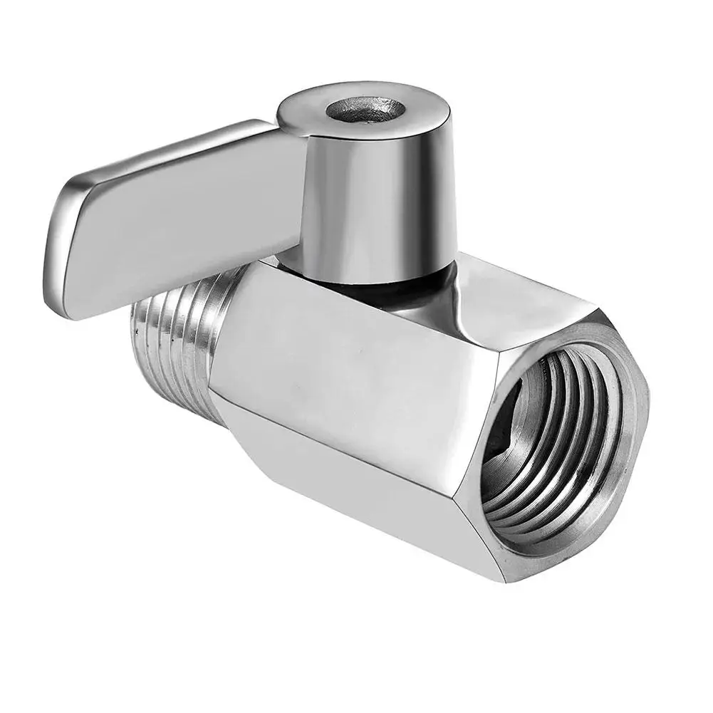 304 Stainless Steel Mini Ball 1/2 Dn15 For Npt Female Male Thread For Water Oil Acid 2 Way Ball Val W0v0