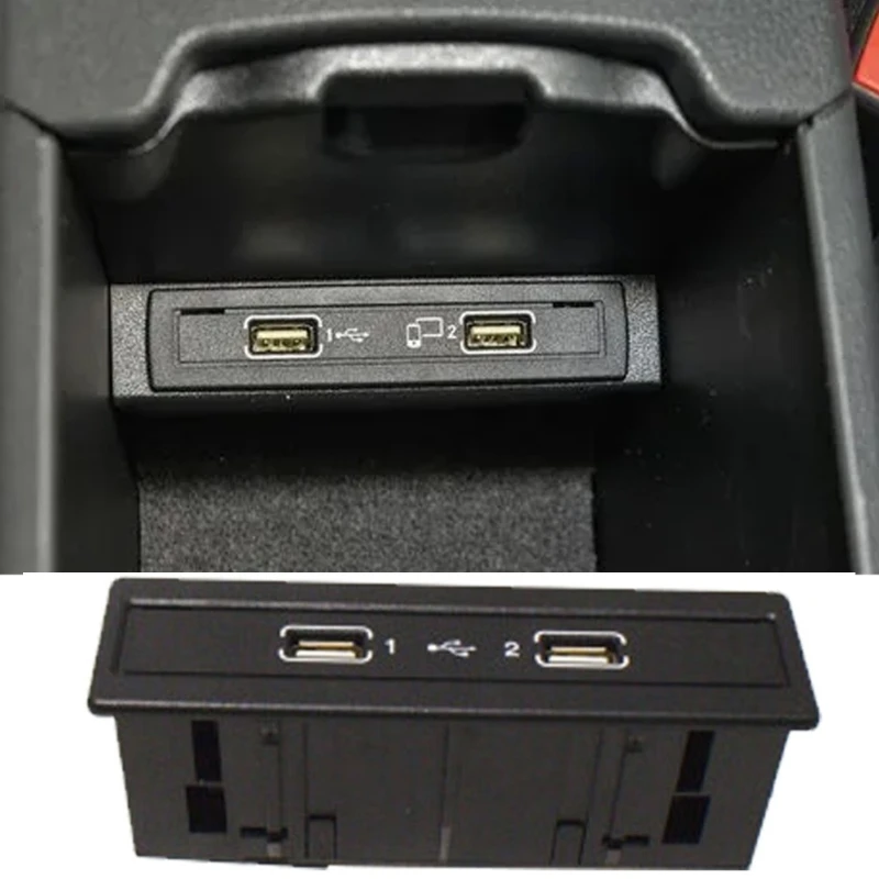 Center Console USB Panel A2058200326 2-Port Input Unit for W205 X253 W213