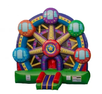 Hot Sale Ferris Wheel Bouncer Kids Inflatable Jumper House Bouncy Castle For Party Rental Outdoor