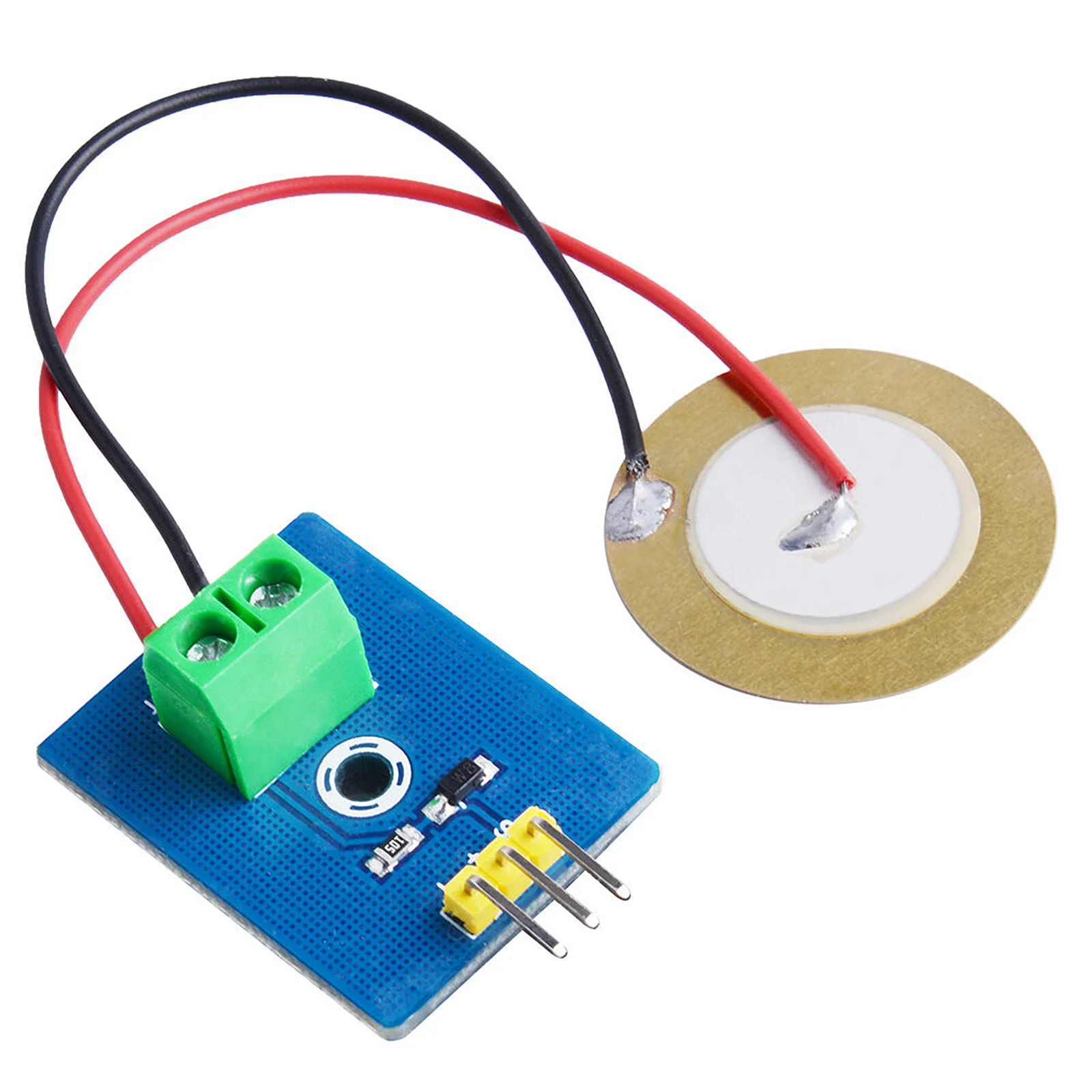 

20Pcs Piezo Buzzer Sounder Sensor Thin Light Contactless Trigger Drum Disc Music Sensor Piezo Discs Trigger Drum Disc