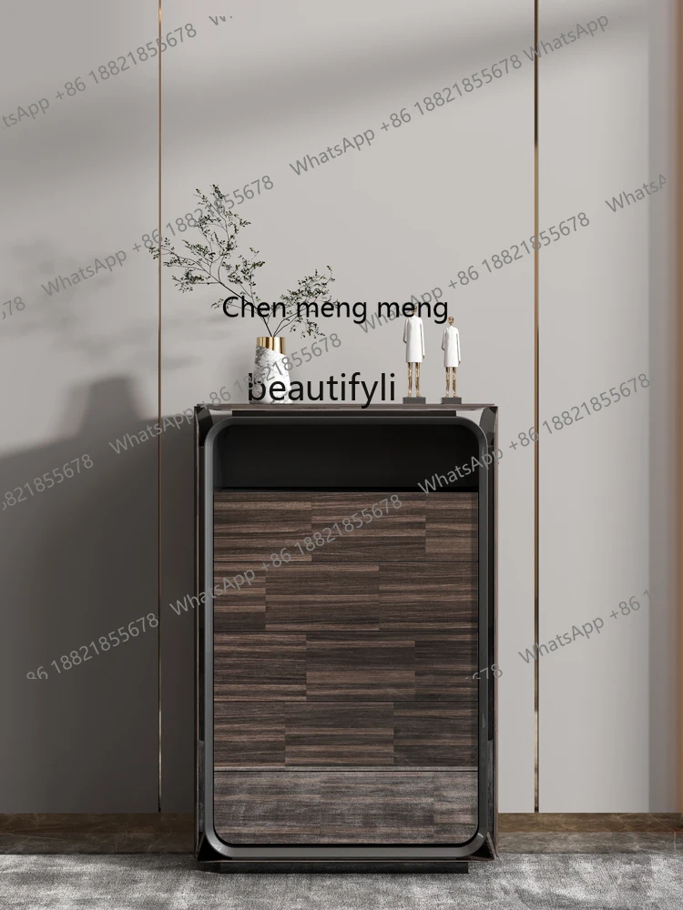 Simple Luxury Chest of Drawers Light Luxury Chest of Drawers Simple Italian Post-Modern Locker Wood Grain Five-Bucket Cabinet