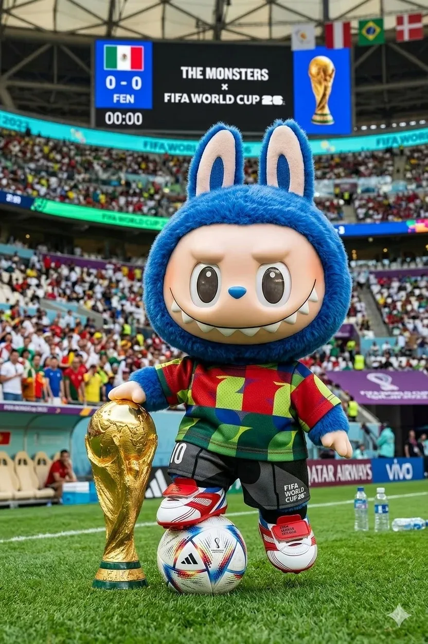 

POP MART THE MONSTERS x FIFA WORLD CUP CATCH THEWIN Series Surprising creative toys - adorable collectible gifts in stock