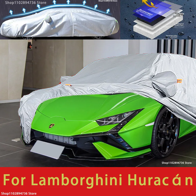 

For Lamborghini Huracán Outdoor Protection Full Car Covers Snow Cover Sunshade Waterproof Dustproof Exterior Car accessories