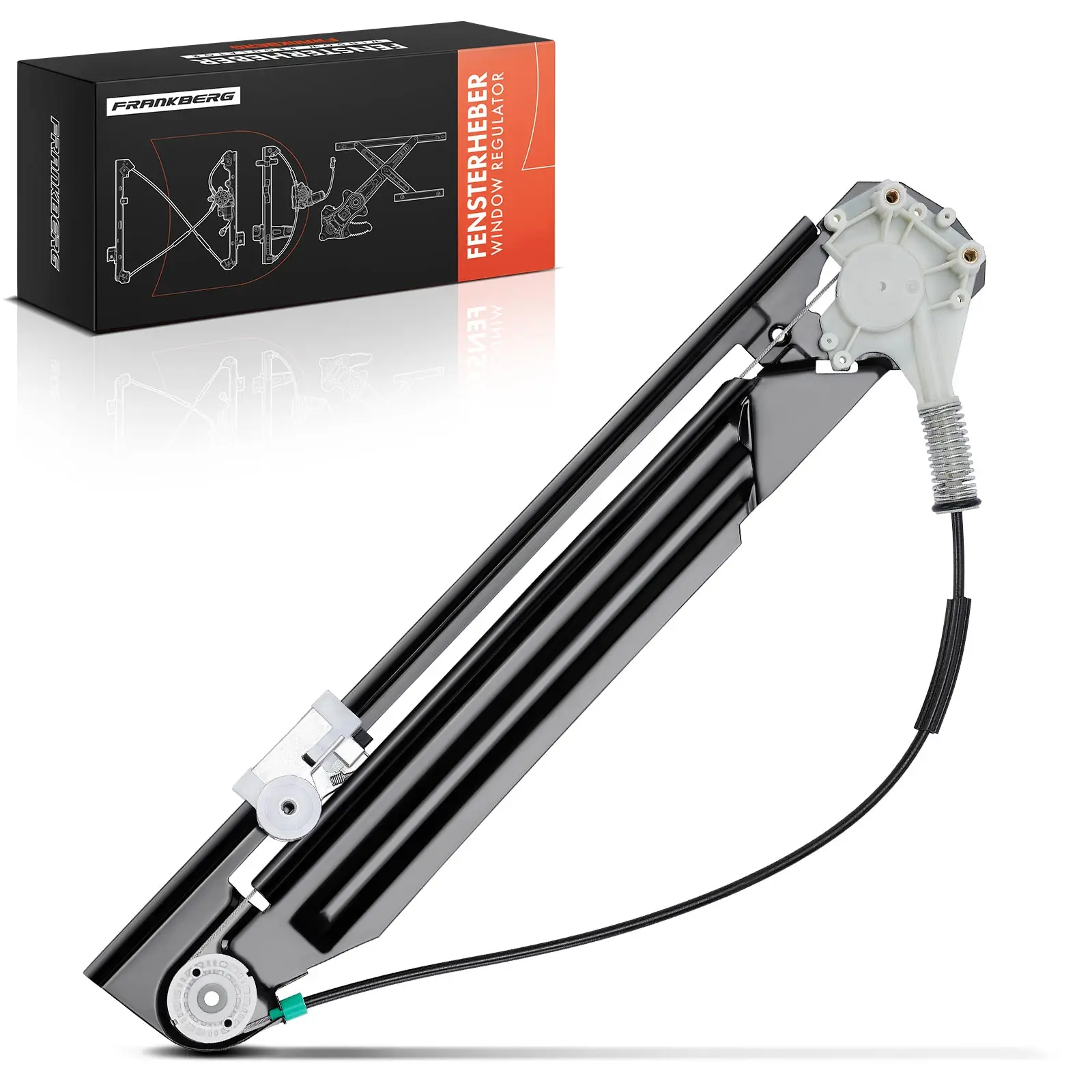 Frankberg 1x Raammechanisme rechtsachter voor BMW 5 Serie E39 Sedan Station Wagon 1999-2004 51358252430 51358252430
