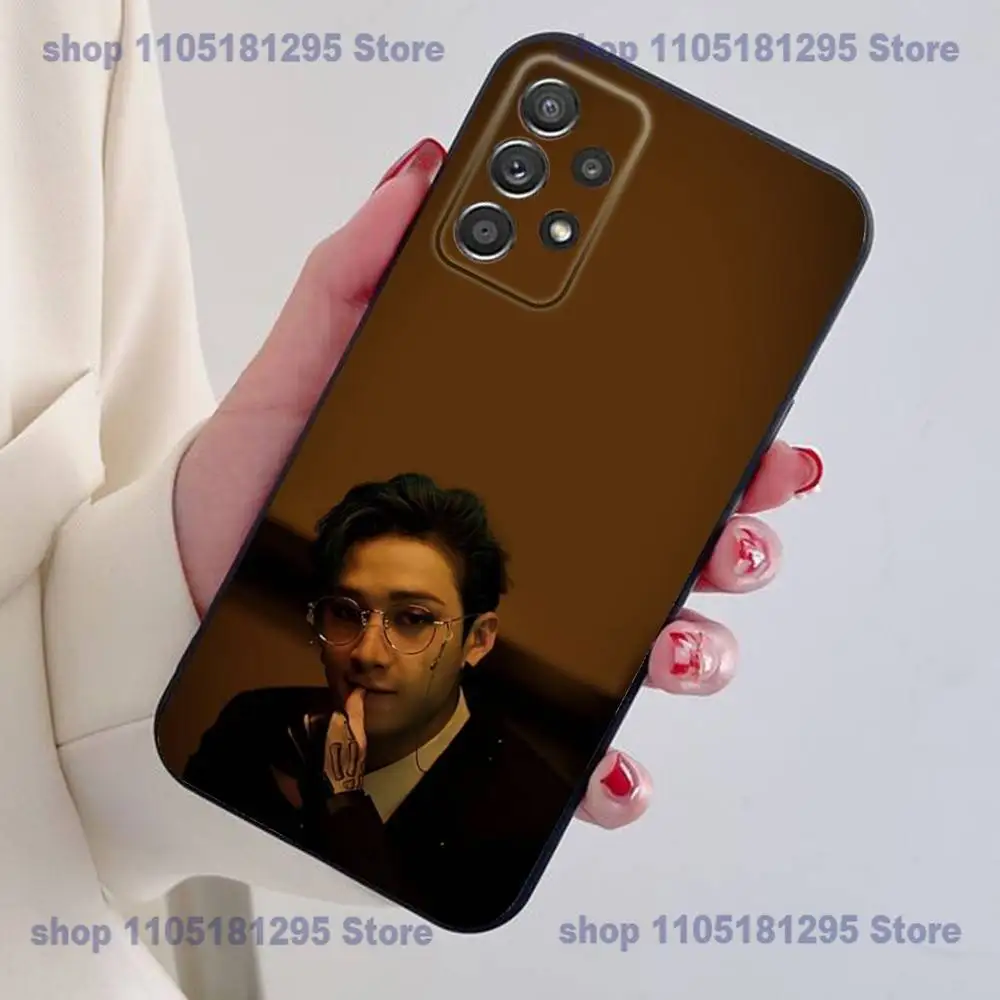 حافظة هاتف A-ATEEZ Kpop لهاتف سامسونج S25,24,21,22,23,30,Ultra,20,Plus حافظة من السيليكون الناعم باللون الأسود #2