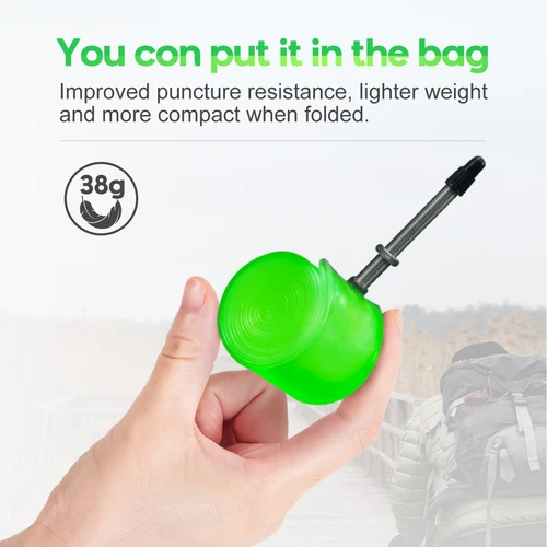 Imagen 2 del producto CYCLAMI oficial ultraligero TPU carretera interior 700c tubo bicicleta de carretera MTB Material TPU neumático 60mm de longitud válvula francesa 18 25 28 32