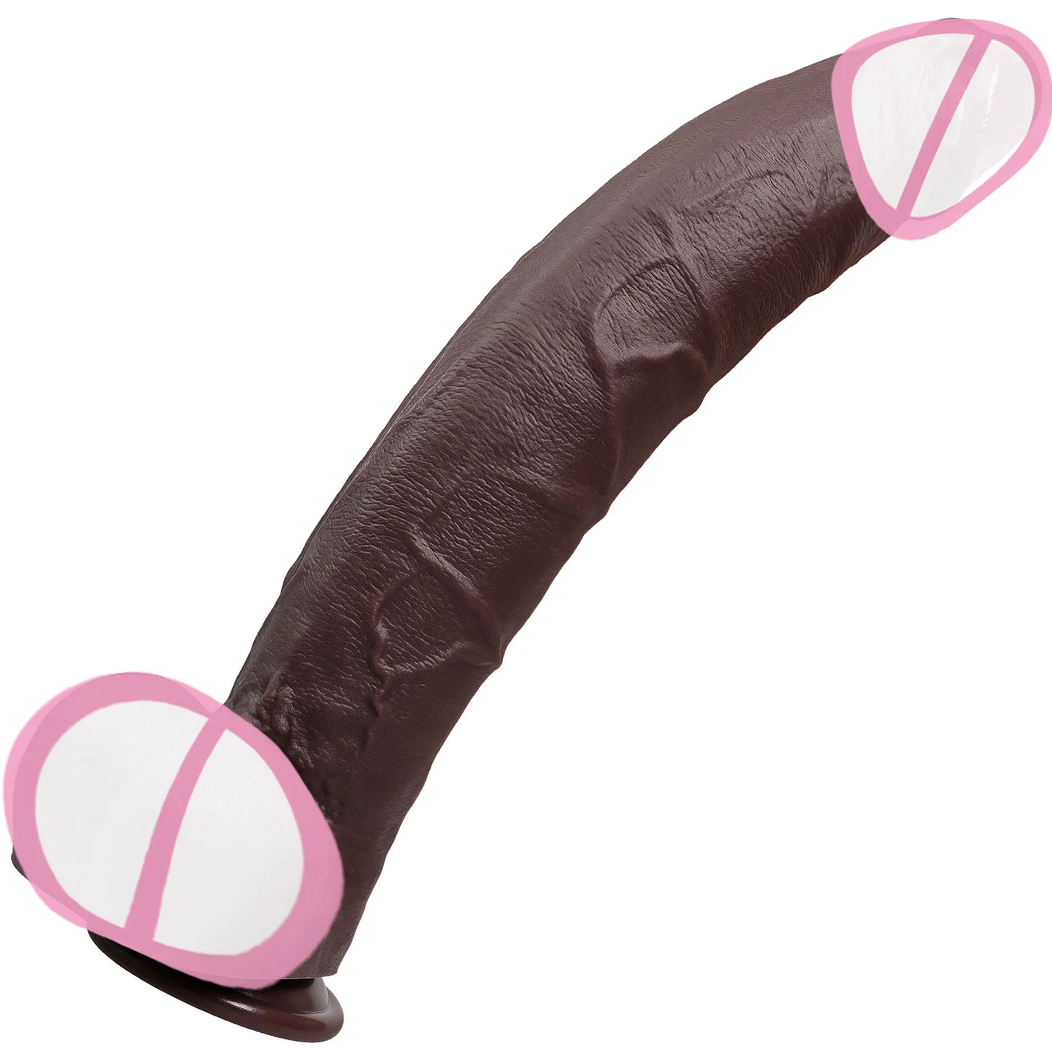 Masturbator Vaginal Stimulatio Adult Men Woman Sex Toys Super Long Soft Realistic Dildo Skin Penis Silicone Anal Suction Cup