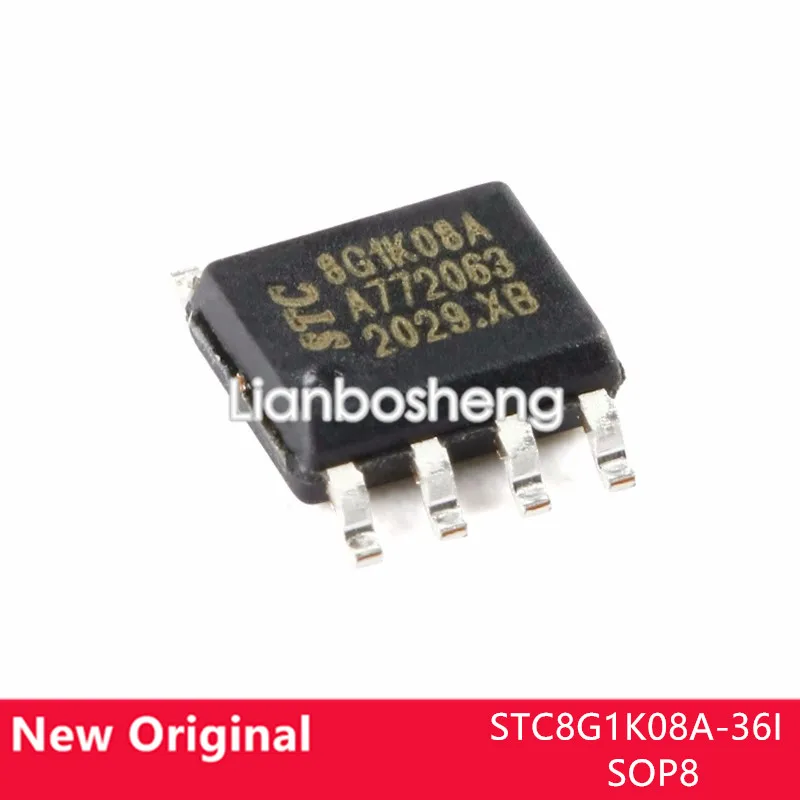 

10PCS New original STC8G1K08A-36I-SOP8 Enhanced 1T 8051 microcontroller MCU