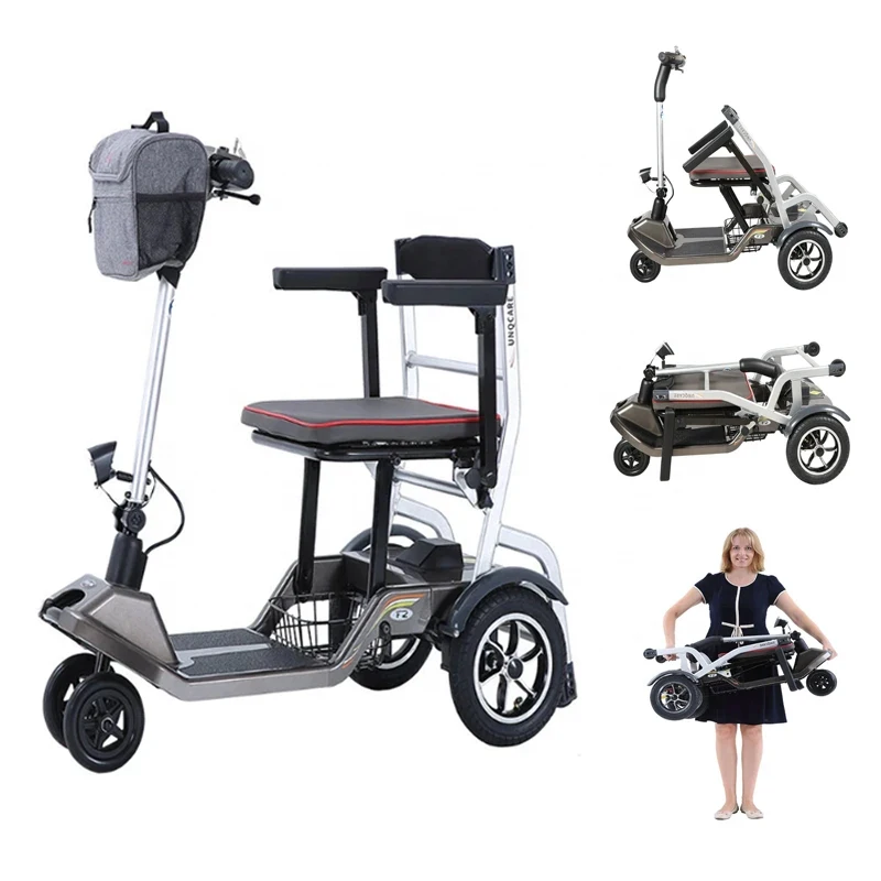 

Lightweight Intelligent 4-Wheel Mobility Scooter Handicapped Por Elders With Battery Power