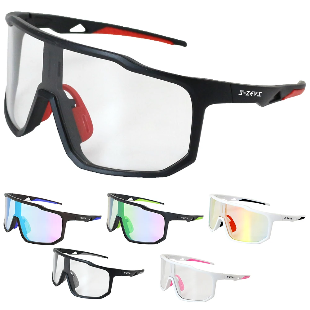 Photochrome Radfahren Sonnenbrille UV400 Herren Frauen Pickleball Brille Reiten MTB Bike Baseball Schutzbrille Schutzbrillen