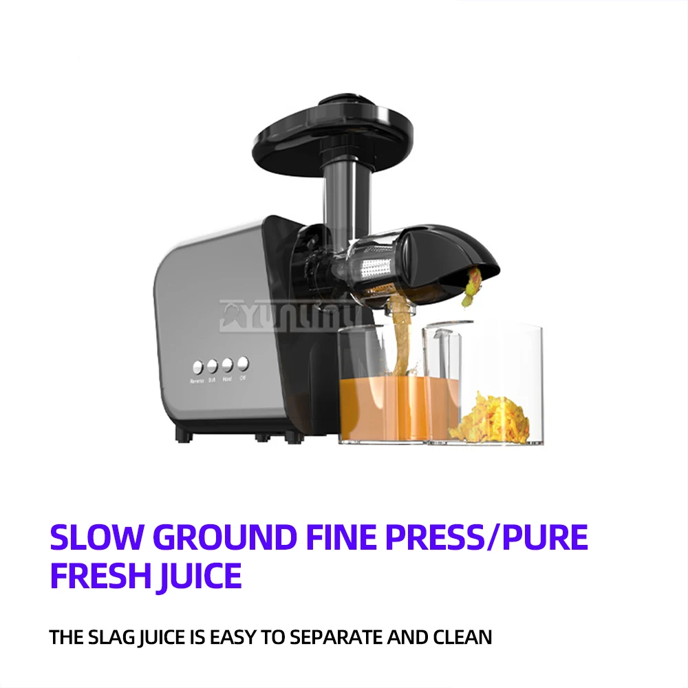 

Slow Speed Crushing Juicer Automatic Orange Juicer Machine Household 250W Electric Juicer