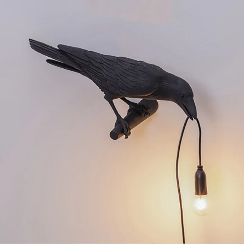 Imagem -02 - Nordic Lucky Bird Table Lamp Creative Resina Animal Luzes Quarto Cabeceira Sala de Estar Home Decor Luminária