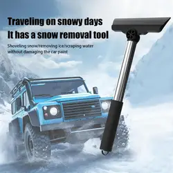 Ice Scraper Snow Brush Snow Removal & Frost Remover Compact Ice Scraper Snow Frost Ice Removal Tool Windshield Scraper