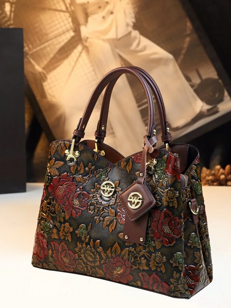 Mother's Day Luxury Large Capacity Crossbody Shoulder Bag for Middle-Aged Women Business Commuting Handbag Fashion Trend