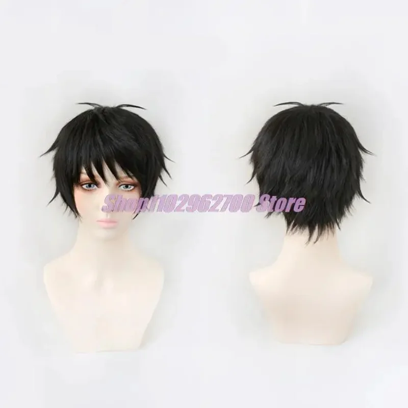 MN1 Zom 100 قائمة دلو الموتى أكيرا Tendou تأثيري حلي شعر مستعار نظارات معطف سترة السراويل نظارات قميص أكيرا الأسود Sho8/yG