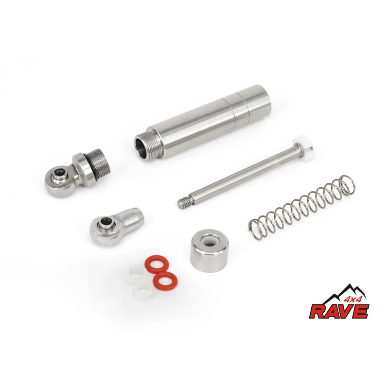 

LESU 1/10 Spring Shock Absorbers For SCX10 Rave 4*4 RC Crawler Car DIY Model Toys Length 90mm Metal Climbing Car Parts TH17943