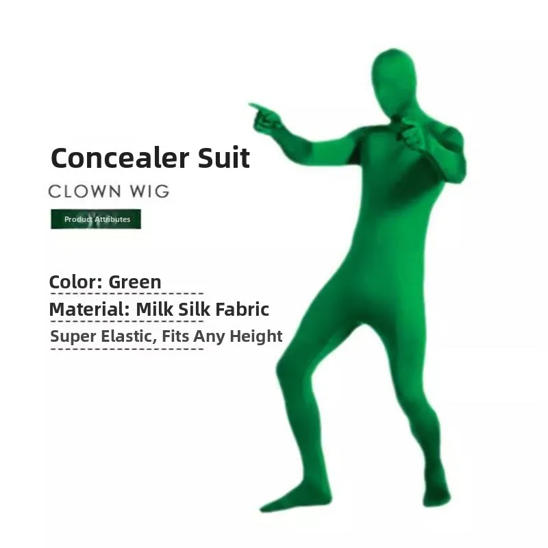 

Adult Invisible Costume Bla Suit loween Performance Stage Clothing Tight Fit Suit Invisible Ninja Suit loween Par