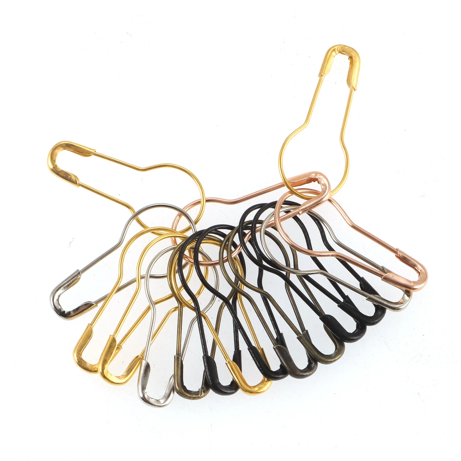 100/1000 قطعة إبرة معدنية إبرة كروشيه اكسسوارات اليقطين سلامة إبرة قفل الحياكة علامة تسمية كليب قفل مشبك أداة الخياطة #2