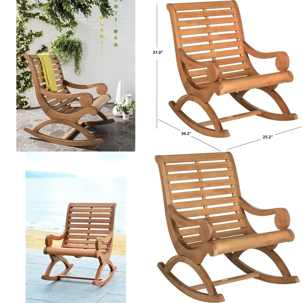 

Sonora Teak Brown Outdoor Rocking Chair Collection