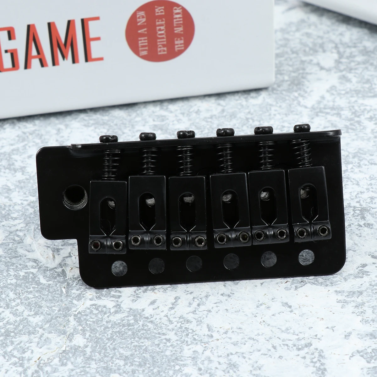 

Guitar Tremolo Bridge Neck Plate Set For Electric Guitar Replacement Parts Compatible With Stratocaster St Black Ga296