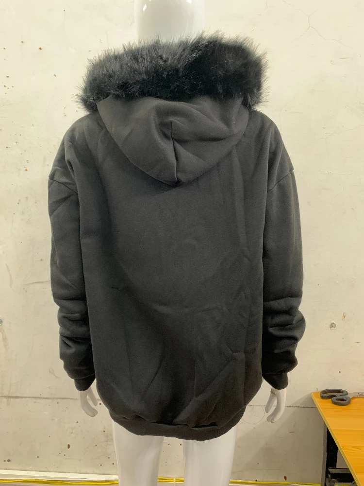 2025 Col En Cuir Drapeau National Imprimé Zipper Sweat À Manches Longues Pull À Capuche Rétro Veste Rue Y2K Populaire Haircoat