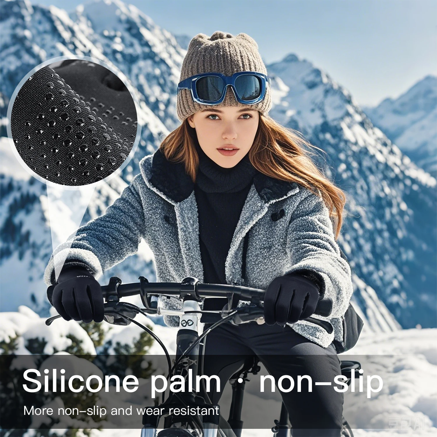 AliExpress Kyncilor Winter gloves, touch screen, waterproof, windproof, warm, suitable for running, cycling, driving, hiking, men and women