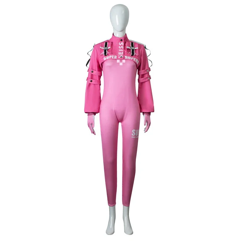 مجموعة بذلة ضيقة من Alice Cos-Pink ، لعبة محمولة ، نايك نيكي ، آلهة النصر ، تأثيري