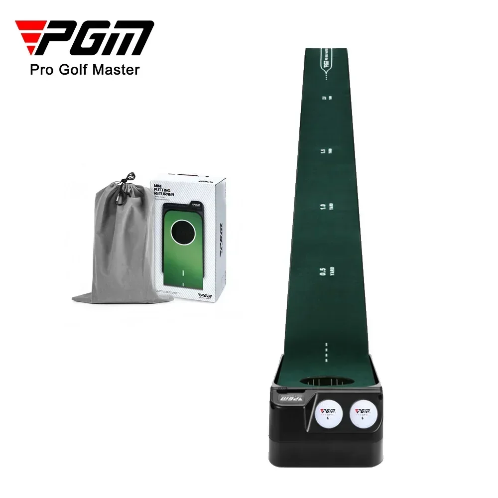 PGM Golf Putter Practice Blanket Set Electric Return Ball Adjustable Hole