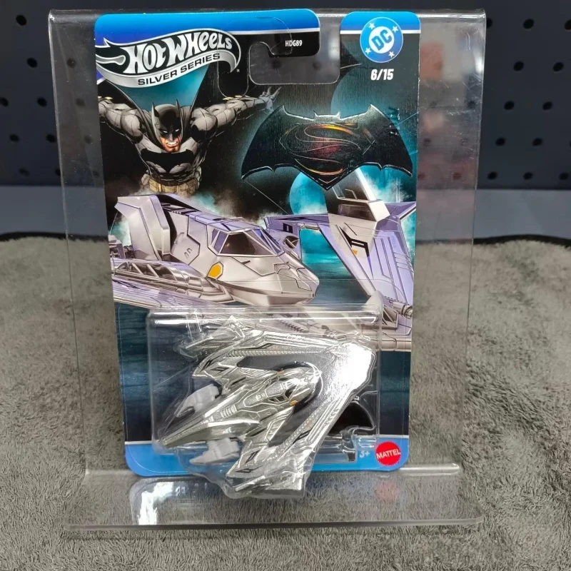 Hot Wheels HDG89 Silver Series New Batman Batmobile & Batwing 1:64 Scale Diecast Car Model DC Riddler Collection Gift Toy - view 6