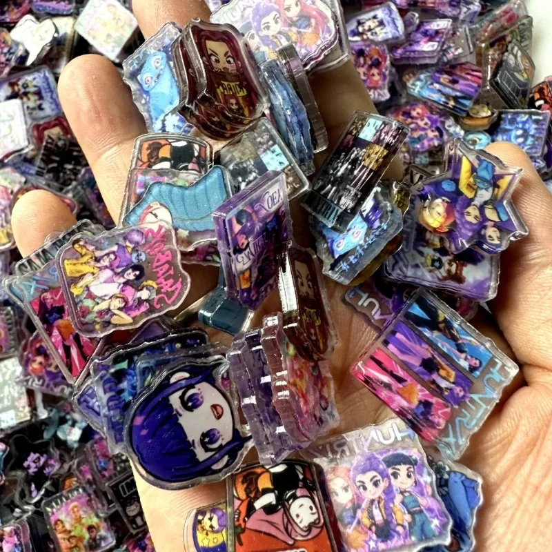 50 قطعة أنيمي K-pops شيطان الصيادين 2 سنتيمتر الاكريليك قلادة Kawaii الاكريليك التصحيح اليدوية Diy بها بنفسك اكسسوارات المفاتيح PP كليب التصحيح لعبة #1
