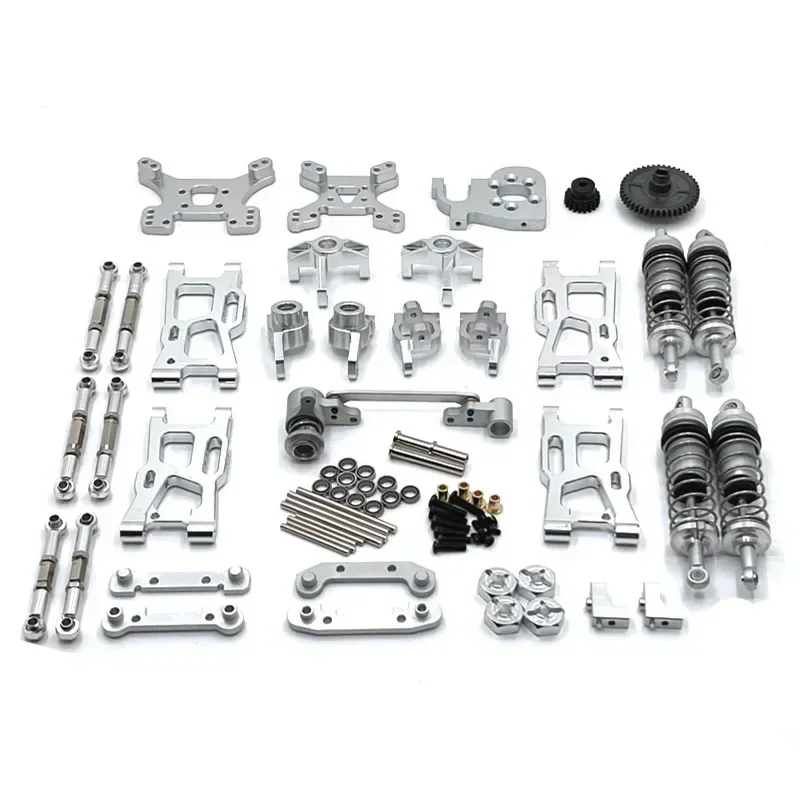 Wltoys 144001 144010 124017 124019 124007   RIaarIo XDKJ-001 XDKJ-006 AM-X12 Metall Upgrade Teile Kit RC Auto OP Zubehör