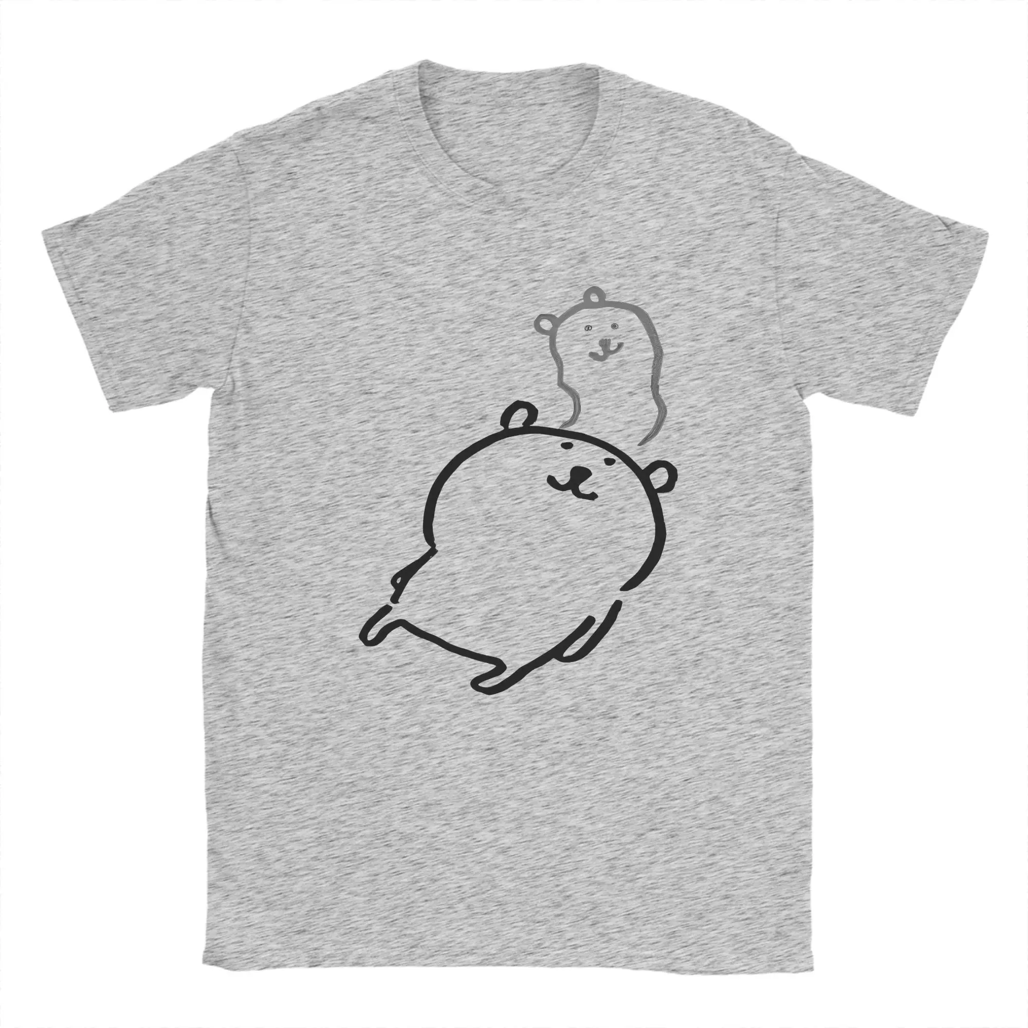

Joke Bear T Shirt Summer Cotton Trendy Cool T-Shirts Men 100 Cotton O-Neck Oversized Top Tees Short Sleeves Y2K Casual Tshirt